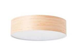 4004353394775 - Lampe Romm Deckenleuchte 38cm holz hell weiß 2x A60 E27 33W Für LED-Leuchtmittel geeignet - weiß - Brilliant