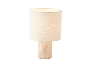 4004353396540 - Lampe Pia Tischleuchte natur 1x A60 E27 40W Holz aus nachhaltiger Waldwirtschaft (fsc) - braun - Brilliant