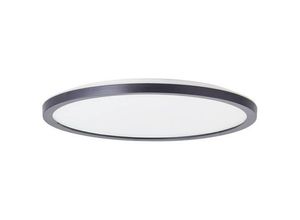 4004353405624 - Lampe Brennan LED Aufbaupaneel 30cm 4000K schwarz weiß Metall Kunststoff schwarz 175 W LED integriert - schwarz