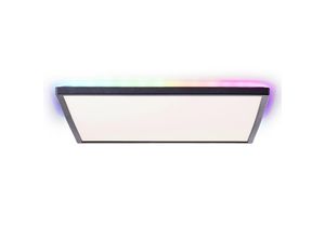 4004353410765 - Saltery LED Deckenanbauplatte 42x42cm weiß schwarz aus Kunststoff Fernbedienung Intern dimmbar über Fernbedienung 22 W LED integriert (Lichtstrom 2500lm Lichtfarbe 3000-6500K)