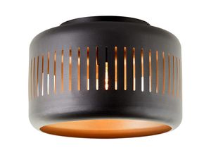 4004353411502 - Lampe Tyas Deckenleuchte 38cm schwarz gold Metall Bambus schwarz 1x A60 E27 60 w - schwarz - Brilliant