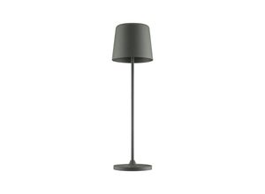 4004353428234 - Lampe Kaami led Außentischleuchte 37cm grau matt Metall grau 2 w led integriert - grau - Brilliant