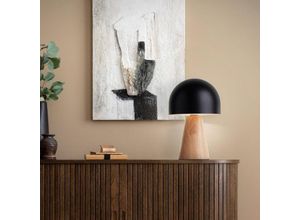 4004353430190 - Pilz-Tischleuchte 31 cm Höhe ø 20cm E14 Holz Metall natur schwarz - schwarz - Brilliant 4004353430190 - Pilz-Tischleuchte 31 cm Höhe ø 20cm E14 Holz Metall natur schwarz - schwarz - Brilliant