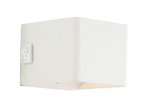 4004353435591 - ISEO - Wiederaufladbare batteriebetriebene kabellose Wandleuchte - mit Bewegungssensor - IP44 - LED 4W - 300 Lumen - 3000K - mit Batterieanzeige - Weiß