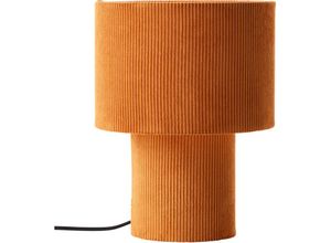 4004353446221 - Tischlampe aus modernem Cord 30 cm E27 Textil Metall kurkuma - gelb - Brilliant