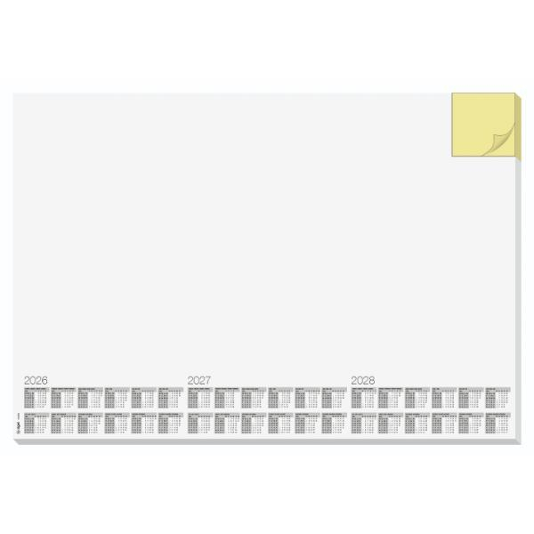 4004360767111 - SIGEL Schreibtischunterlage Memo 2026 2027 2028 weiß Papier 595 x 410 cm 30 Blatt 4004360767111 - SIGEL Schreibtischunterlage Memo 2026 2027 2028 weiß Papier 595 x 410 cm 30 Blatt