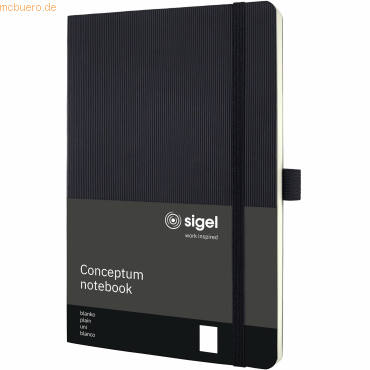4004360771408 - SIGEL Notizbuch Conceptum A5 blanko schwarz Softcover 194 Seiten 4004360771408 - SIGEL Notizbuch Conceptum A5 blanko schwarz Softcover 194 Seiten
