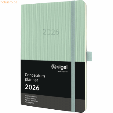 4004360772184 - Wochenkalender Conceptum ca A5 Softcover mint green 2026