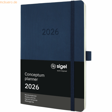 4004360772399 - Wochenkalender Conceptum ca A5 Softcover midnight blue 2026 4004360772399 - Wochenkalender Conceptum ca A5 Softcover midnight blue 2026