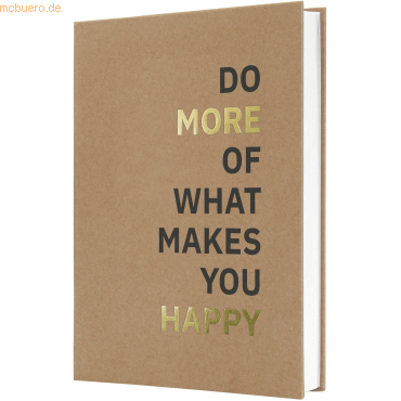 4004360773921 - 2 x Notizbuch Jolie Hardcover ca A5 Pure Happiness 192 Seiten l