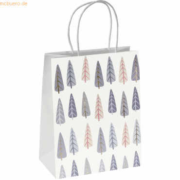 4004360777639 - 5 x Geschenktasche Small 180x230x100mm Pine trees