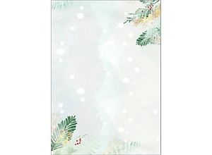 4004360778360 - Weihnachtsbriefpapier Christmas Forest Motiv DIN A4 90 gqm 100 Blatt 4004360778360 100 Blatt