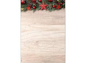 4004360778384 - Weihnachtsbriefpapier Chalet Style Motiv DIN A4 90 gqm 100 Blatt 4004360778384 100 Blatt