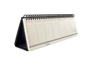 4004360779381 - Tischkalender Conceptum 2025 Hardcover Aufstellfunktion B 300 x H 143 mm schwarz