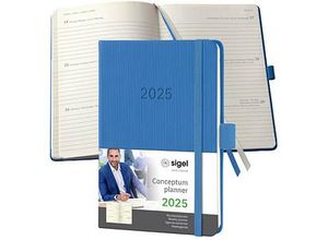 4004360780431 - Taschenkalender Conceptum 2025 blau 4004360780431 Sigel