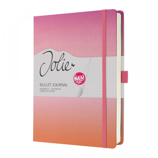 4004360781414 - Notizbuch JOLIE Bullet A5+ punktraster pinkrosaorange Hardcover 200 Seiten 4004360781414 Sigel