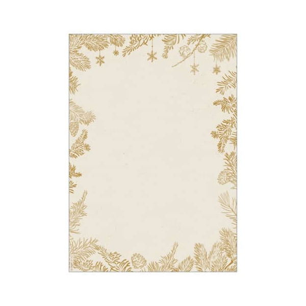 4004360786648 - Motiv-Weihnachtsbriefpapier Golden Christmas DP422 A4 90g  4004360786648 100 Blatt