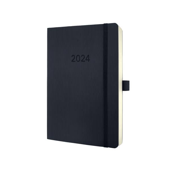 4004360790621 - Buchkalender C2520 Conceptum schwarz 1 Tag   1 Seite 135x21cm (A5) 2025 4004360790621 Sigel