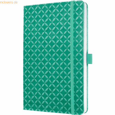 4004360792380 - 2 x Notizbuch Jolie Hardcover A5 mint green 174 Seiten liniert 8
