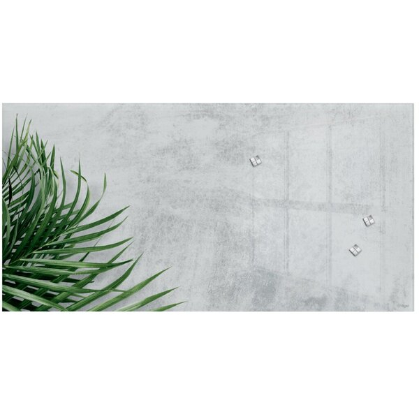 4004360795718 - GL288 Glas Magnettafel Artverum Botanic 91x46 grau grün Magnetboard Tafel GL288-A - Sigel