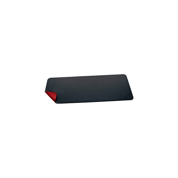 4004360802638 - Schreibtischunterlage Sigel beidseitig nutzbar einrollbar für alle Maustypen B 800 x T 2 x H 300 mm Kunstleder schwarz-rot