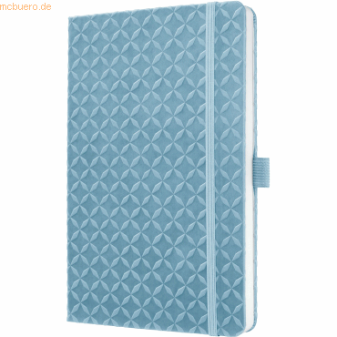 4004360817632 - 2 x Notizbuch Jolie Flair ca A5 liniert Hardcover sky blue