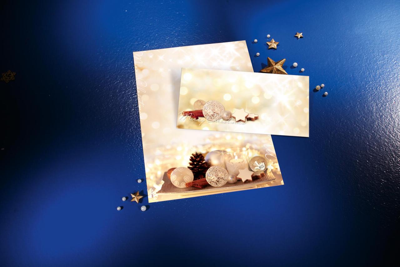 4004360849732 - SIGEL Weihnachtsbriefpapier Zimtsterne mit Duft Motiv DIN A4 90 g qm 25 Blatt