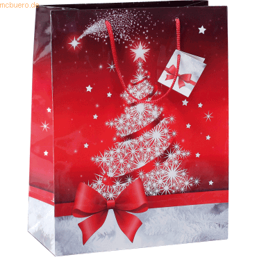 4004360858512 - Geschenktüten Small Sparkling Tree mit Glanzlakierung und Gesche