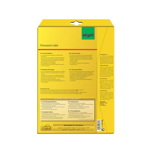 4004360907913 - Etiketten Inkjet Laser Kopier 97x677mm VE=200 Stück (25 Blatt) 4004360907913 - Etiketten Inkjet Laser Kopier 97x677mm VE=200 Stück (25 Blatt)