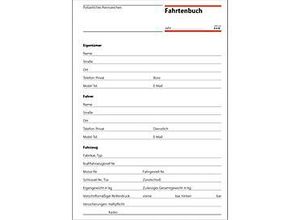 4004360910999 - SIGEL Fahrtenbücher Fahrtenbuch Pkw und Lkw mit Kraftstoffverbrauch Fahrtenbuch Lkw+Pkw A5 FA514 DIN A5 1x 32 Seiten