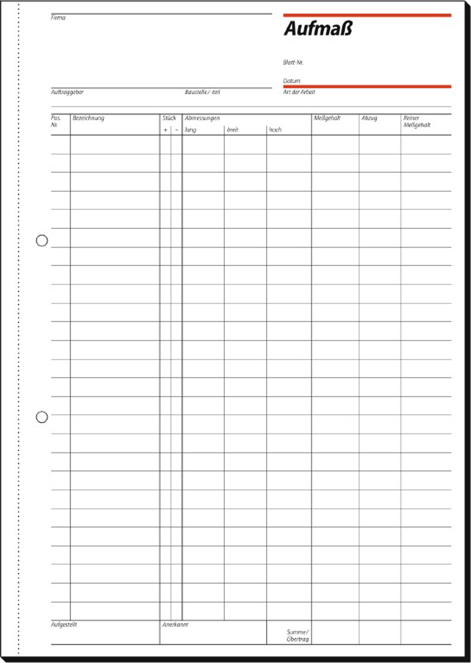 4004360972959 - Rapport Wochenbericht SD029 selbstdurchschreibend DIN A5 quer 2 x 40 Blatt