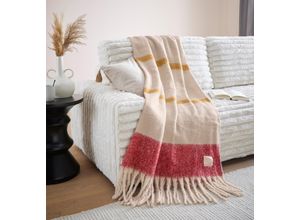 4004406394509 - Wohndecke LEGER HOME BY LENA GERCKE LeGer Chunky Fringes Kuscheldecke im stilvollem Design Wohndecken Gr B L 150 cm x 200 cm bunt (mehrfarbig) Kuschelige und wärmende Decke mit Fransen Größe 150x 200 cm