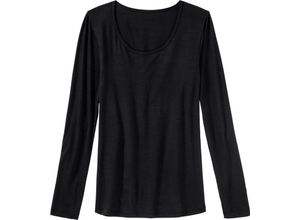 4004429221271 - SYLVIA SPEIDEL Schlafshirt schnelltrocknend für Damen schwarz 40