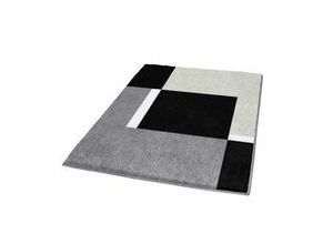 4004478142206 - Badteppich Dakota Platinum 55x65 cm Grau und Schwarz Mehrfarbig