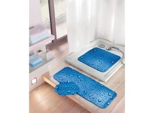 4004478181908 - Wanneneinlage Bubble 36 x 92 cm marineblau Sicherheit im Bad - Kleine Wolke