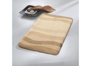 4004478209954 - Badteppich Miami naturbeige 50 x 60 cm Badteppich - Kleine Wolke