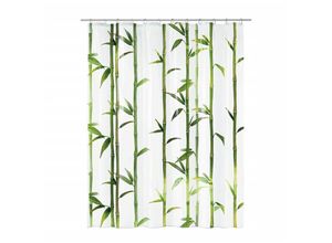 4004478241046 - Duschvorhang Bamboo 180x200 cm Grün Kleine Wolke