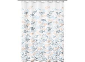 4004478352315 - Duschvorhang multicolor Sardinas 180 x 200 cm Duschvorhänge - Kleine Wolke