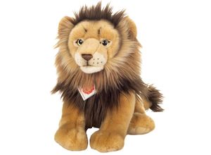 4004510904809 - Hermann Teddy - Kuscheltier LÖWE SITZEND (30cm) in braun