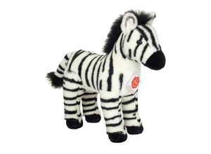 4004510904823 - Hermann Teddy - Kuscheltier ZEBRA (25 cm) in schwarz weiß