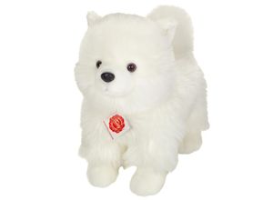 4004510919810 - Hermann Teddy - Kuscheltier ZWERGSPITZ STEHEND (30cm) in weiß