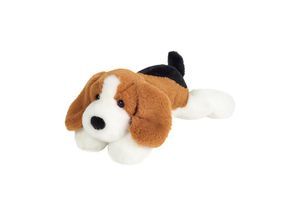 4004510919841 - Hermann Teddy - Kuscheltier SCHLENKERHUND (29 cm) in braun weiß