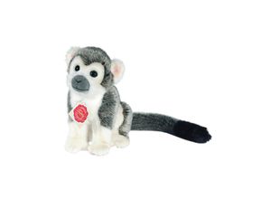 4004510929178 - Hermann Teddy - Kuscheltier ÄFFCHEN (17 cm) in grau