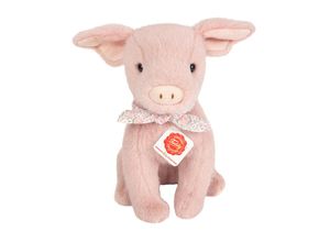 4004510930235 - Hermann Teddy - Kuscheltier SCHWEIN AUDREY (23 cm) in rosa