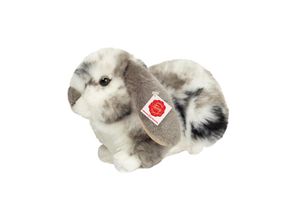 4004510937333 - Hermann Teddy - Kuscheltier WIDDERKANINCHEN (23 cm) in grau weiß