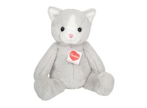 4004510939627 - Hermann Teddy - Kuscheltier SCHLENKERKATZE TRIXI (32 cm) in hellgrau