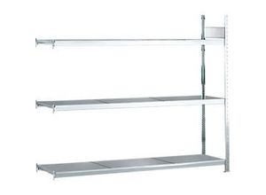 4004514200310 - SCHULTE Weitspannregal mit Stahlboden Höhe 2000 mm Spannweite 2500 mm Anbauregal Tiefe 800 mm 4004514200310 - SCHULTE Weitspannregal mit Stahlboden Höhe 2000 mm Spannweite 2500 mm Anbauregal Tiefe 800 mm