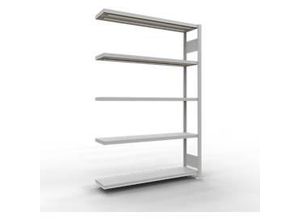 4004514294326 - Schulte Lagertechnik Fachbodenregal-Stecksystem MULTIplus 250 Anbauregal Längenriegel 2000x1300x300 mm 5 Böden lichtgrau 4004514294326 - Schulte Lagertechnik Fachbodenregal-Stecksystem MULTIplus 250 Anbauregal Längenriegel 2000x1300x300 mm 5 Böden lichtgrau