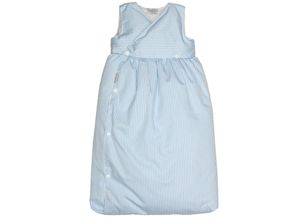 4004517005837 - Daunen-Schlafsack TAVOLINCHEN BABY gestreift in hellblau weiß