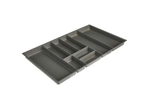 4004539069824 - Besteckeinsatz Depot  Schiefer  Kunststoff  9 Fächer  90x49x50 cm  Küchenzubehör Besteckkästen